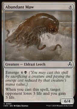 Abundant Maw⁣ - Innistrad Remastered⁣ (Common)⁣ [1]