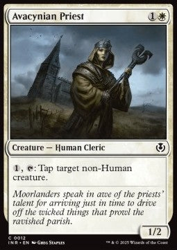 Avacynian Priest⁣ - Innistrad Remastered⁣ (Common)⁣ [12]