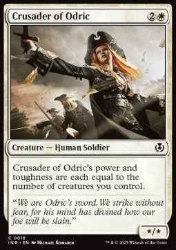 Crusader of Odric⁣ - Innistrad Remastered⁣ (Common)⁣ [18]