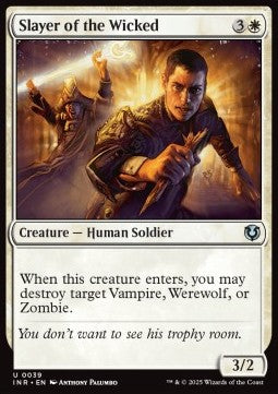 Slayer of the Wicked⁣ - Innistrad Remastered⁣ (Uncommon)⁣ [39]