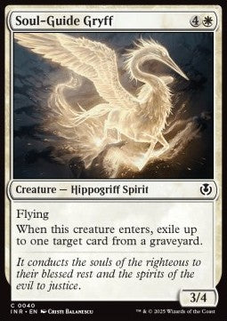 Soul-Guide Gryff⁣ - Innistrad Remastered⁣ (Common)⁣ [40]