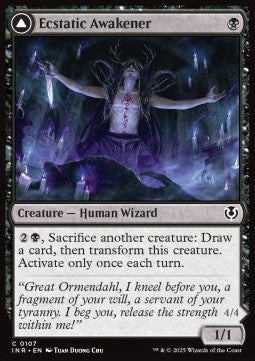 Ecstatic Awakener // Awoken Demon⁣ - Innistrad Remastered⁣ (Common)⁣ [107]