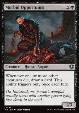Morbid Opportunist⁣ - Innistrad Remastered⁣ (Uncommon)⁣ [124]