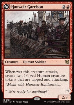Hanweir Garrison / Hanweir, the Writhing Township⁣ - Innistrad Remastered⁣ (Rare)⁣ [157]
