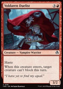 Voldaren Duelist⁣ - Innistrad Remastered⁣ (Common)⁣ [181]
