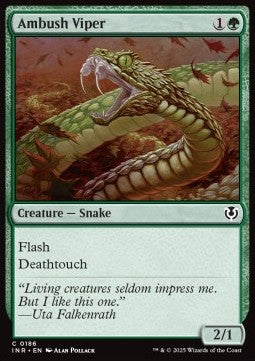 Ambush Viper⁣ - Innistrad Remastered⁣ (Common)⁣ [186]