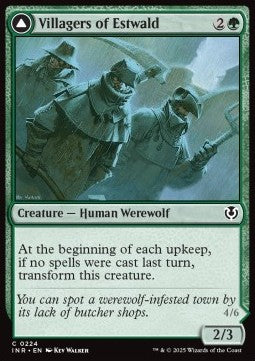 Villagers of Estwald / Howlpack of Estwald⁣ - Innistrad Remastered⁣ (Common)⁣ [224]