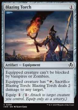 Blazing Torch⁣ - Innistrad Remastered⁣ (Common)⁣ [254]