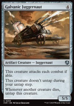 Galvanic Juggernaut⁣ - Innistrad Remastered⁣ (Uncommon)⁣ [263]