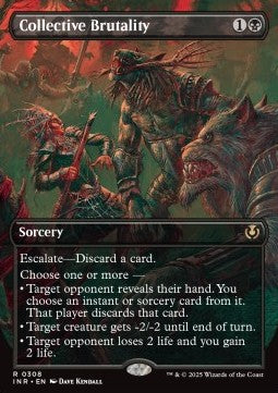 Collective Brutality (V.1)⁣ - Innistrad Remastered: Extras⁣ (Rare)⁣ [308]
