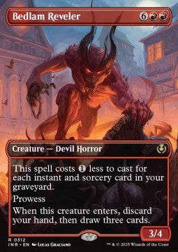 Bedlam Reveler⁣ - Innistrad Remastered: Extras⁣ (Rare)⁣ [312]