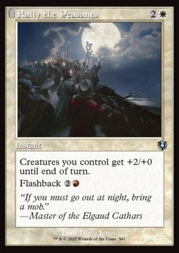 Rally the Peasants⁣ - Innistrad Remastered: Extras⁣ (Uncommon)⁣ [347]