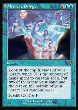 Memory Deluge⁣ - Innistrad Remastered: Extras⁣ (Rare)⁣ [361]