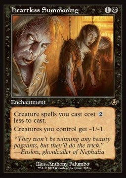 Heartless Summoning (V.2)⁣ - Innistrad Remastered: Extras⁣ (Rare)⁣ [383]