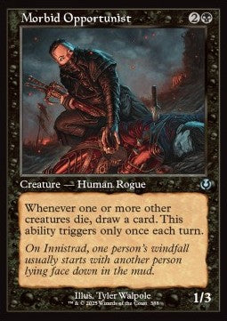 Morbid Opportunist⁣ - Innistrad Remastered: Extras⁣ (Uncommon)⁣ [388]