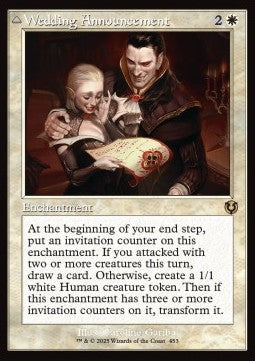 Wedding Announcement // Wedding Festivity⁣ - Innistrad Remastered: Extras⁣ (Rare)⁣ [453]