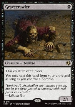 Gravecrawler⁣ - Innistrad Remastered⁣ (Rare)⁣ [114]
