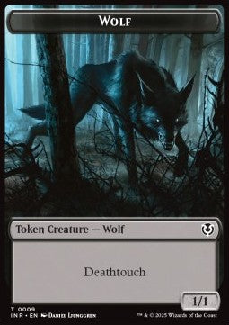 Wolf Token (B 1/1) // Wolf Token (G 2/2)⁣ - Innistrad Remastered: Tokens⁣ (Token)⁣ [T 9/18]