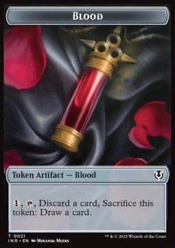 Blood Token // Vampire Token (Black 1/1)⁣ - Innistrad Remastered: Tokens⁣ (Token)⁣ [T 21/7]