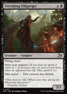 Streaking Oilgorger⁣ - Aetherdrift⁣ (Common)⁣ [107]