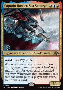Captain Howler, Sea Scourge⁣ - Aetherdrift⁣ (Rare)⁣ [194]