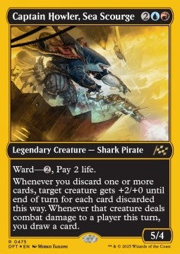 Captain Howler, Sea Scourge⁣ - Aetherdrift: First-Place⁣ (Rare)⁣ [475]