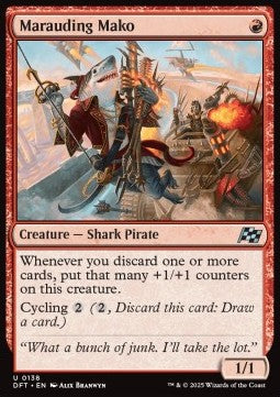 Marauding Mako⁣ - Aetherdrift⁣ (Uncommon)⁣ [138]