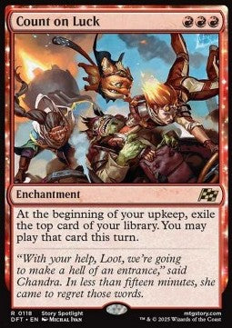 Count on Luck⁣ - Aetherdrift⁣ (Rare)⁣ [118]