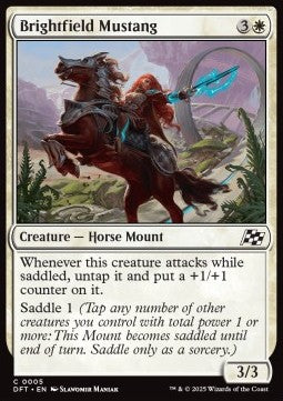 Brightfield Mustang⁣ - Aetherdrift⁣ (Common)⁣ [5]