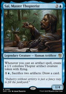 Sai, Master Thopterist⁣ - Commander: Aetherdrift⁣ (Rare)⁣ [82]