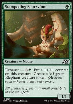 Stampeding Scurryfoot⁣ - Aetherdrift⁣ (Common)⁣ [181]