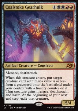 Coalstoke Gearhulk⁣ - Aetherdrift⁣ (Mythic)⁣ [198]