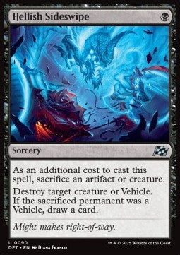 Hellish Sideswipe⁣ - Aetherdrift⁣ (Uncommon)⁣ [90]