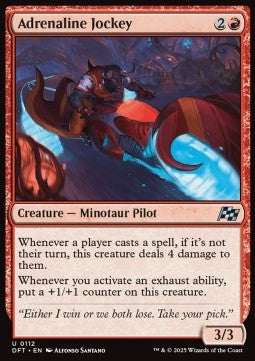 Adrenaline Jockey⁣ - Aetherdrift⁣ (Uncommon)⁣ [112]