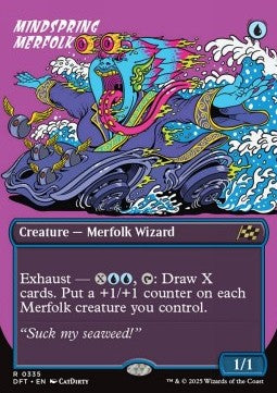 Mindspring Merfolk⁣ - Aetherdrift: Extras⁣ (Rare)⁣ [335]