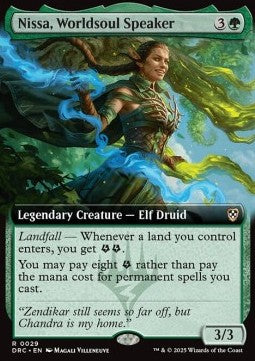 Nissa, Worldsoul Speaker⁣ - Commander: Aetherdrift: Extras⁣ (Rare)⁣ [29]