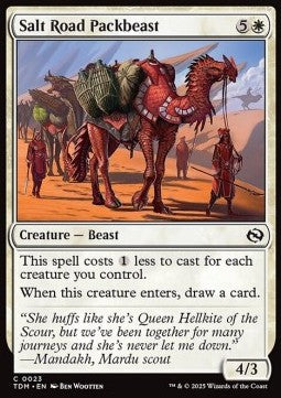 Salt Road Packbeast⁣ - Tarkir: Dragonstorm⁣ (Common)⁣ [23]