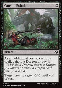 Caustic Exhale⁣ - Tarkir: Dragonstorm⁣ (Common)⁣ [74]