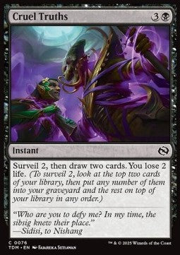 Cruel Truths⁣ - Tarkir: Dragonstorm⁣ (Common)⁣ [76]
