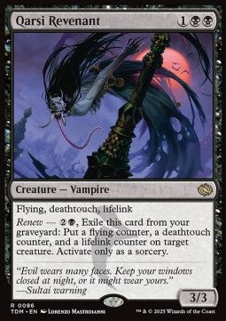 Qarsi Revenant⁣ - Tarkir: Dragonstorm⁣ (Rare)⁣ [86]