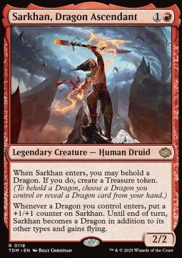 Sarkhan, Dragon Ascendant⁣ - Tarkir: Dragonstorm⁣ (Rare)⁣ [118]
