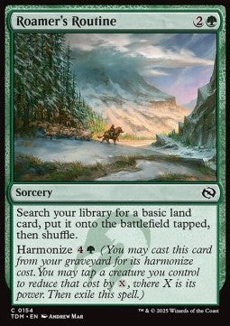 Roamer's Routine⁣ - Tarkir: Dragonstorm⁣ (Common)⁣ [154]