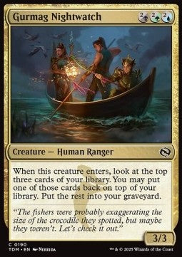 Gurmag Nightwatch⁣ - Tarkir: Dragonstorm⁣ (Common)⁣ [190]