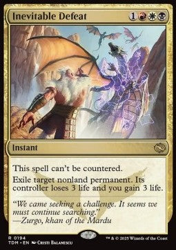 Inevitable Defeat⁣ - Tarkir: Dragonstorm⁣ (Rare)⁣ [194]