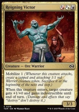 Reigning Victor⁣ - Tarkir: Dragonstorm⁣ (Common)⁣ [216]