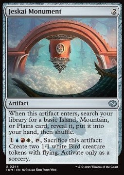 Jeskai Monument⁣ - Tarkir: Dragonstorm⁣ (Uncommon)⁣ [244]