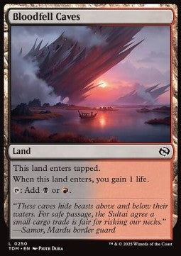 Bloodfell Caves⁣ - Tarkir: Dragonstorm⁣ (Common)⁣ [250]