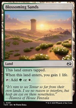 Blossoming Sands⁣ - Tarkir: Dragonstorm⁣ (Common)⁣ [251]