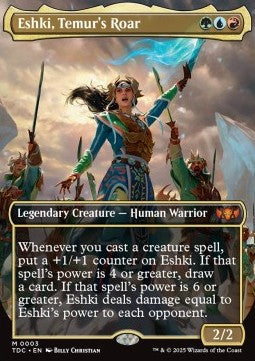 Eshki, Temur's Roar⁣ - Commander: Tarkir: Dragonstorm⁣ (Mythic)⁣ [3]