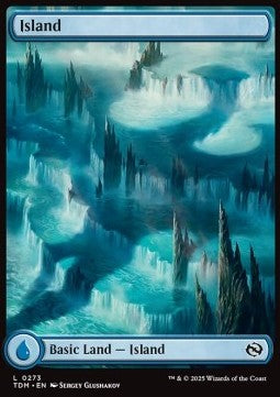 Island (V.1)⁣ - Tarkir: Dragonstorm⁣ (Land)⁣ [273]